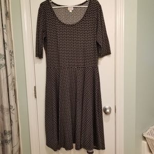 LLR Nicole black/white/gray